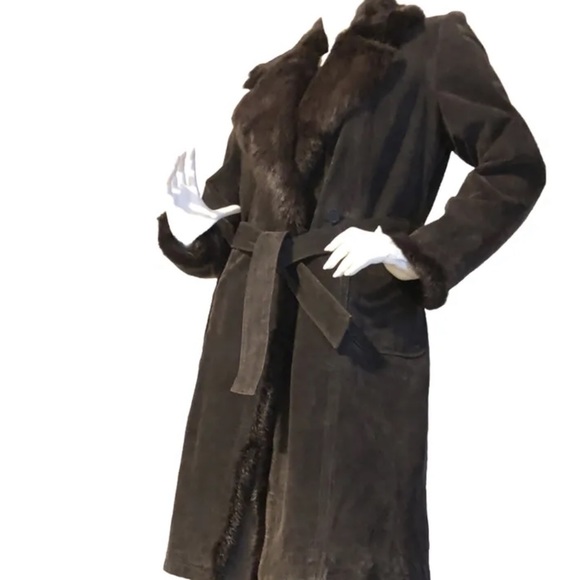 Adler Collection vintage real fur genuine leather winter coat - Picture 2 of 9